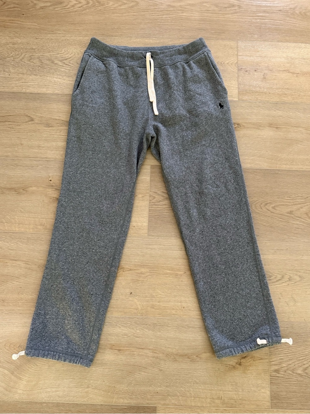 Polo Ralph Lauren Men’s M Fleece Sweatpants Drawstring Hem Gray